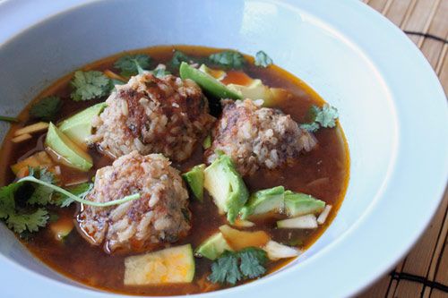 Mexican Meatball Soup - Albondigas Soup