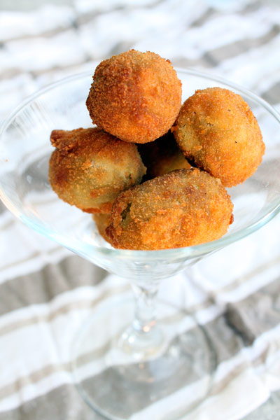 Stuffed fried olives recipes