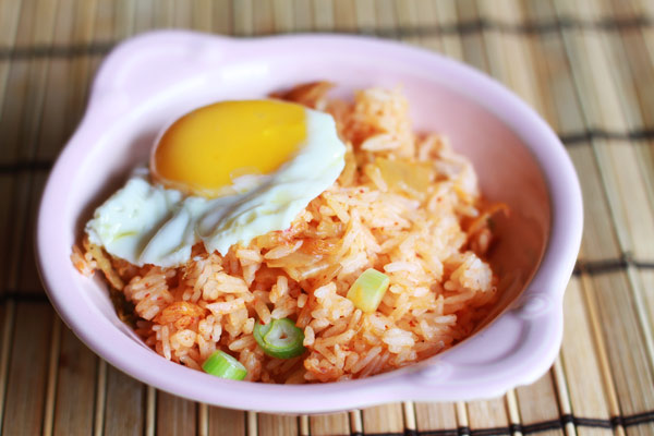 Kimchi Fried Rice Recipe with Photo