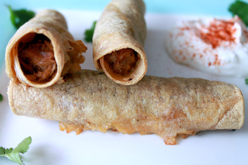 Mexican Taquitos with Shredded Pork