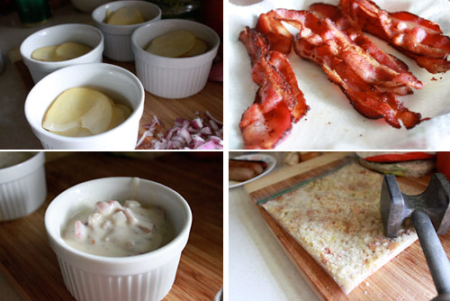 Bacon and Bluecheese Casserole Recipe