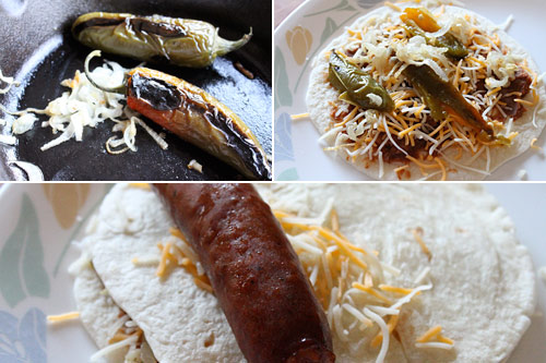 Recipe for making Mexican Hot Dogs