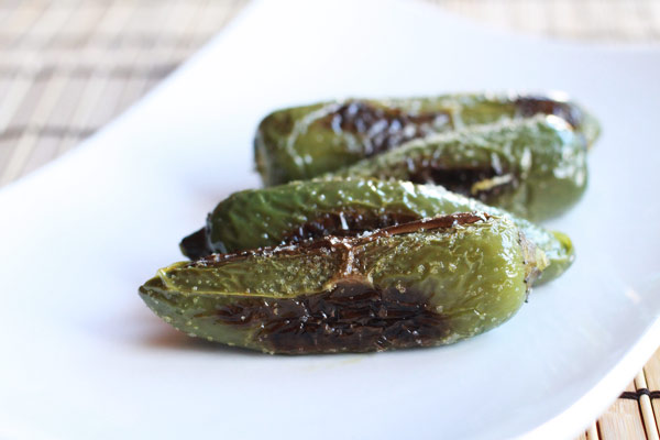Recipe for Chiles Toreados (Salty Roasted Jalapeno Peppers)