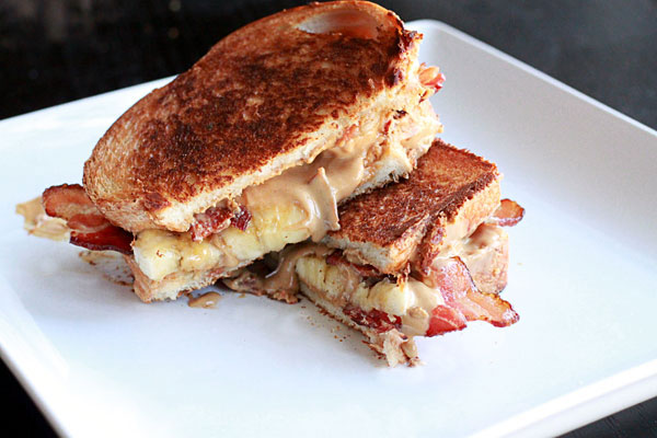 Peanut Butter Banana Bacon Sandwich