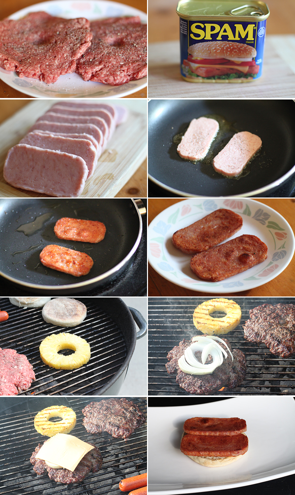 Spam Burger Recipe Ingredients