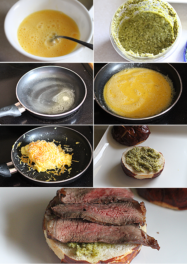 Recipe for Making Steak and Egg Sandwich