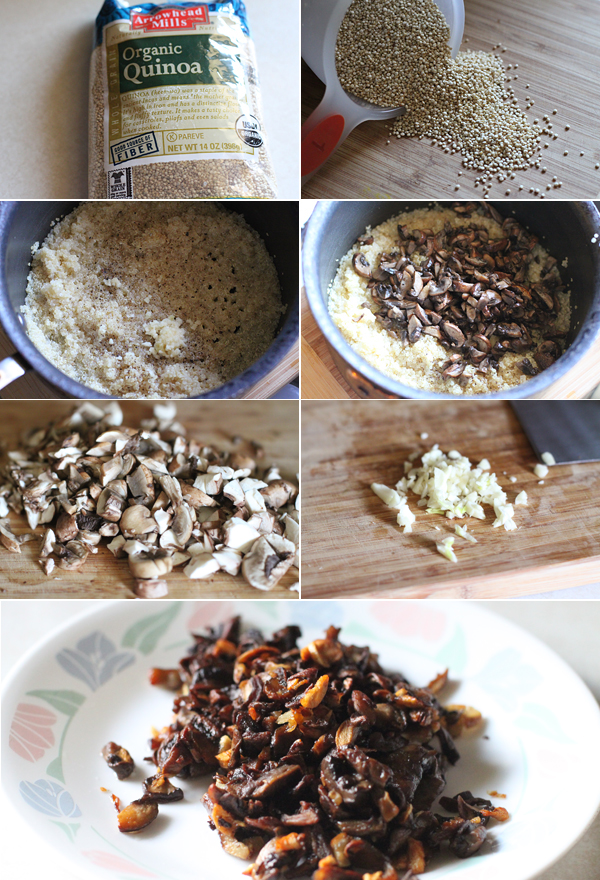 Quinoa with Mushrooms and Broccoli Recipe