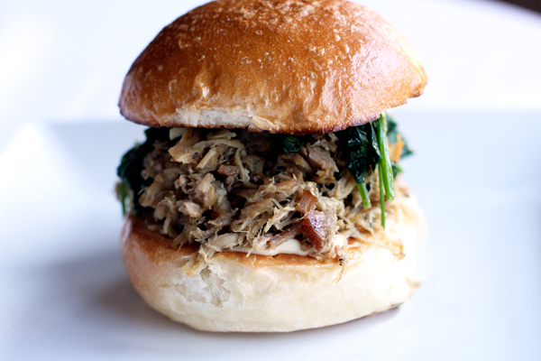 Pulled Porchetta Sandwich