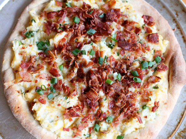 Loaded Baked Potato Pizza Recipe