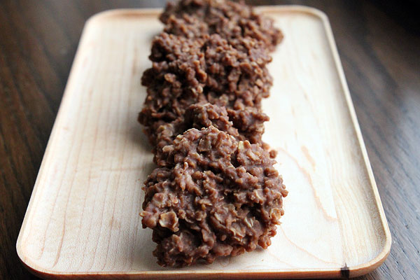 Chocolate Oatmeal No Bake Cookies