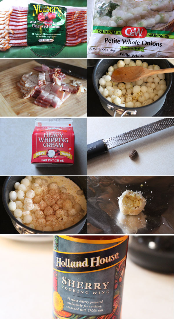 How to make creamed pearl onions