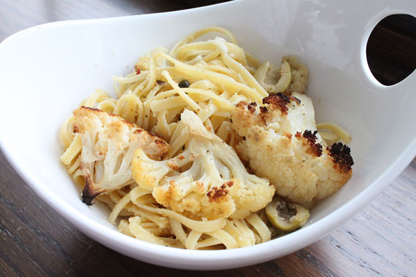 Linguine with Cauliflower and Olives