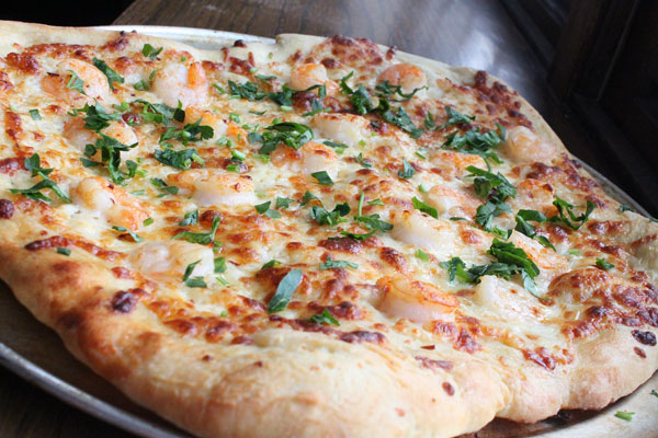 Shrimp Scampi Pizza