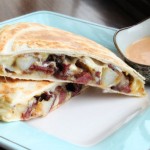Corned Beef Hash Quesadilla