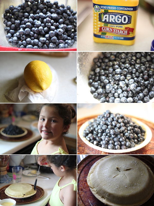 How to make blueberry and ginger pie