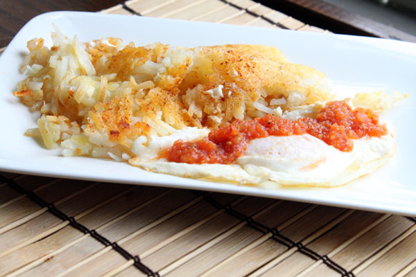 Mexican Red Sauce with Eggs