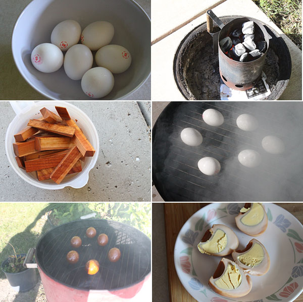 How to smoke eggs