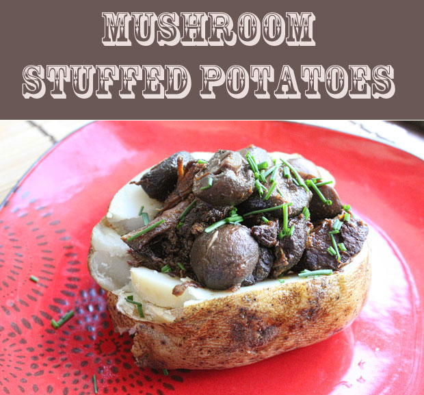 Mushroom Stuffed Potatoes