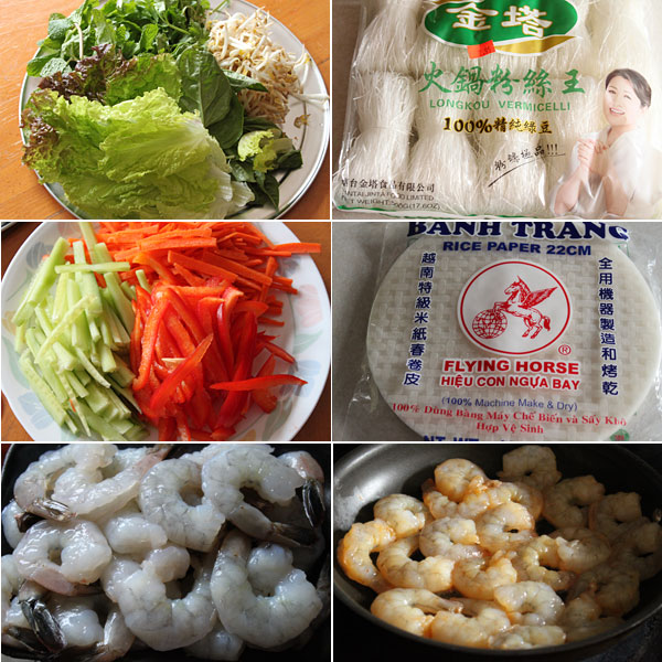 How to make Vietnamese Shrimp Spring Rolls