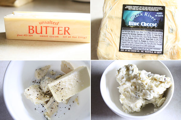 How to make blue cheese compound butter