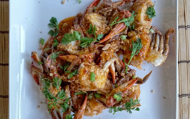 Chinese Chilli Blue Crab Recipe