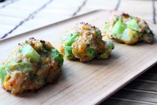 Broccoli and Cheddar Bites