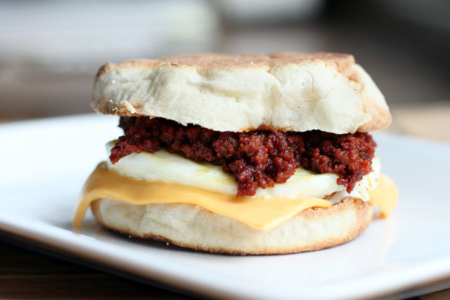 Mexican Chorizo Egg McMuffin Recipe