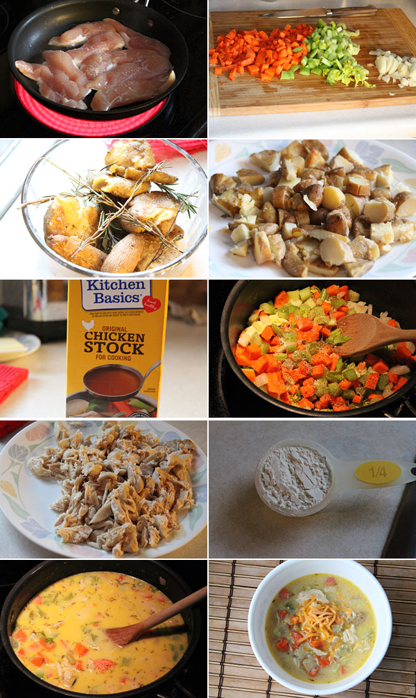 Chicken and Potato Chowder Ingredients