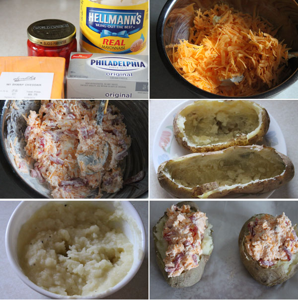 Twice Baked Pimento Cheese Potatoes