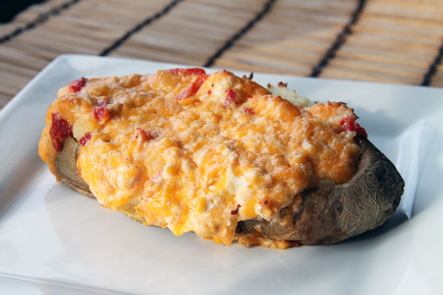 Twice Baked Pimento Cheese Potatoes Recipe