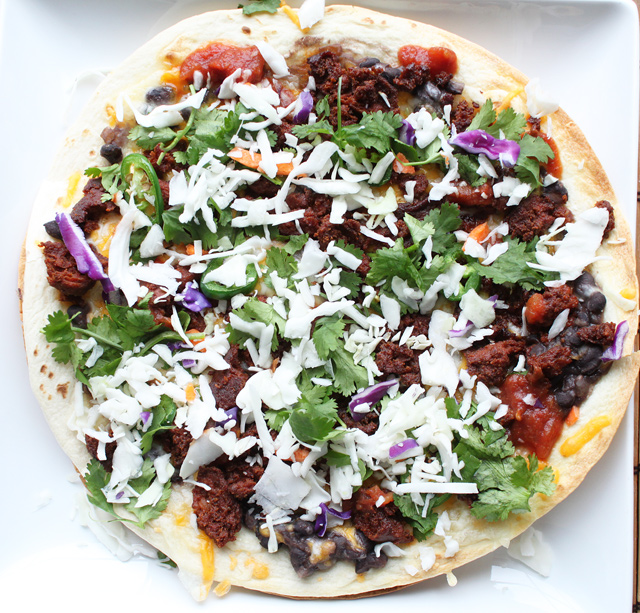 Mexican Tlayuda Pizza Recipe