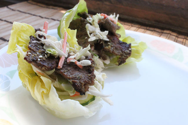 Korean Bulgogi Lettuce Wraps