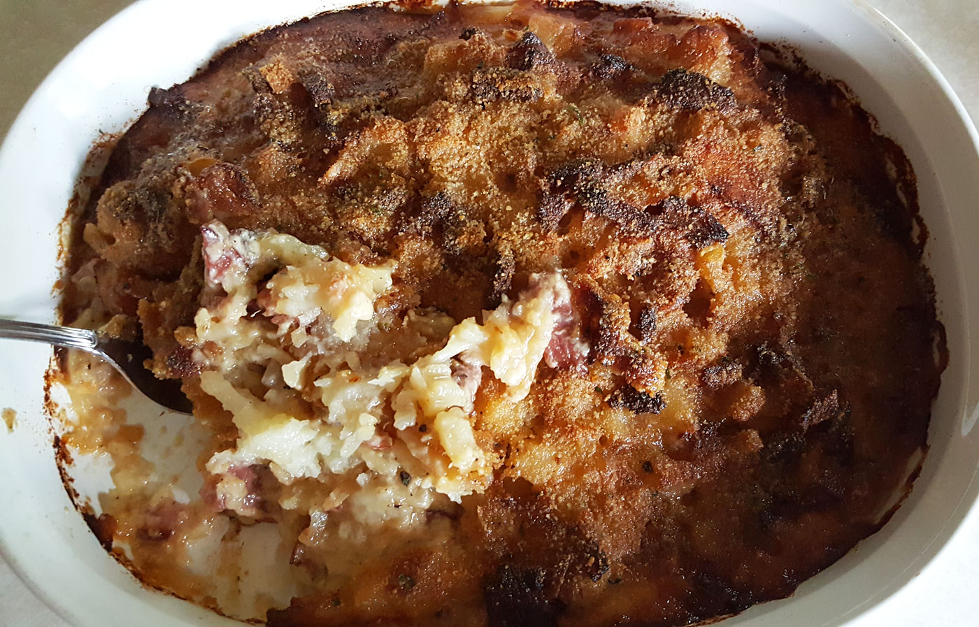 Ham, Cheese, and Potato Casserole