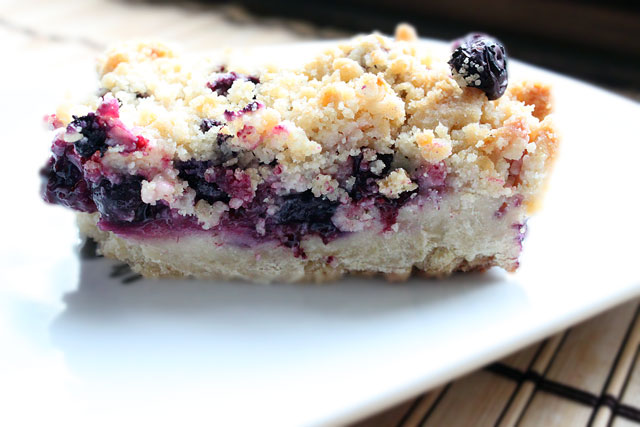 Rhubarb and Blueberry Streusel Recipe