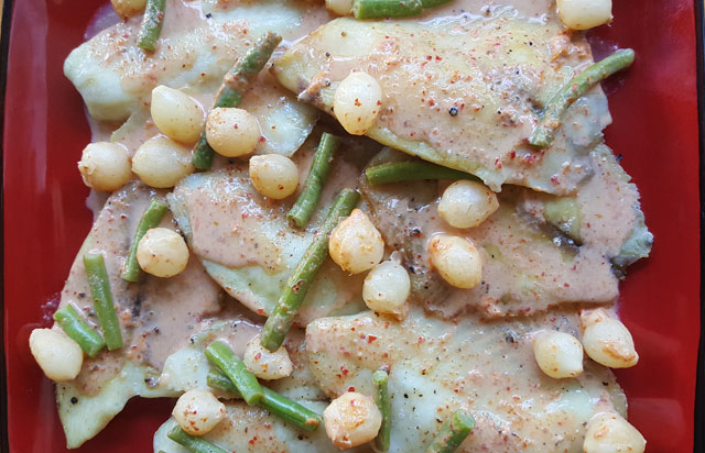 Baked Tilapia in Red Curry Sauce