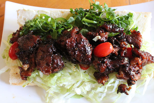 Vietnamese Caramel Chicken Po Boy Recipe