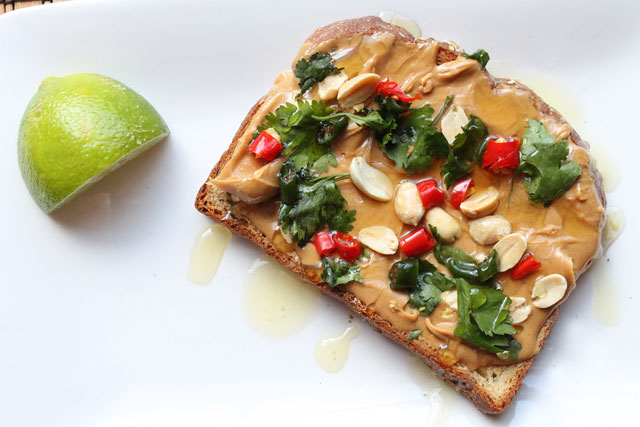 Thai Peanut Butter Toast Recipe