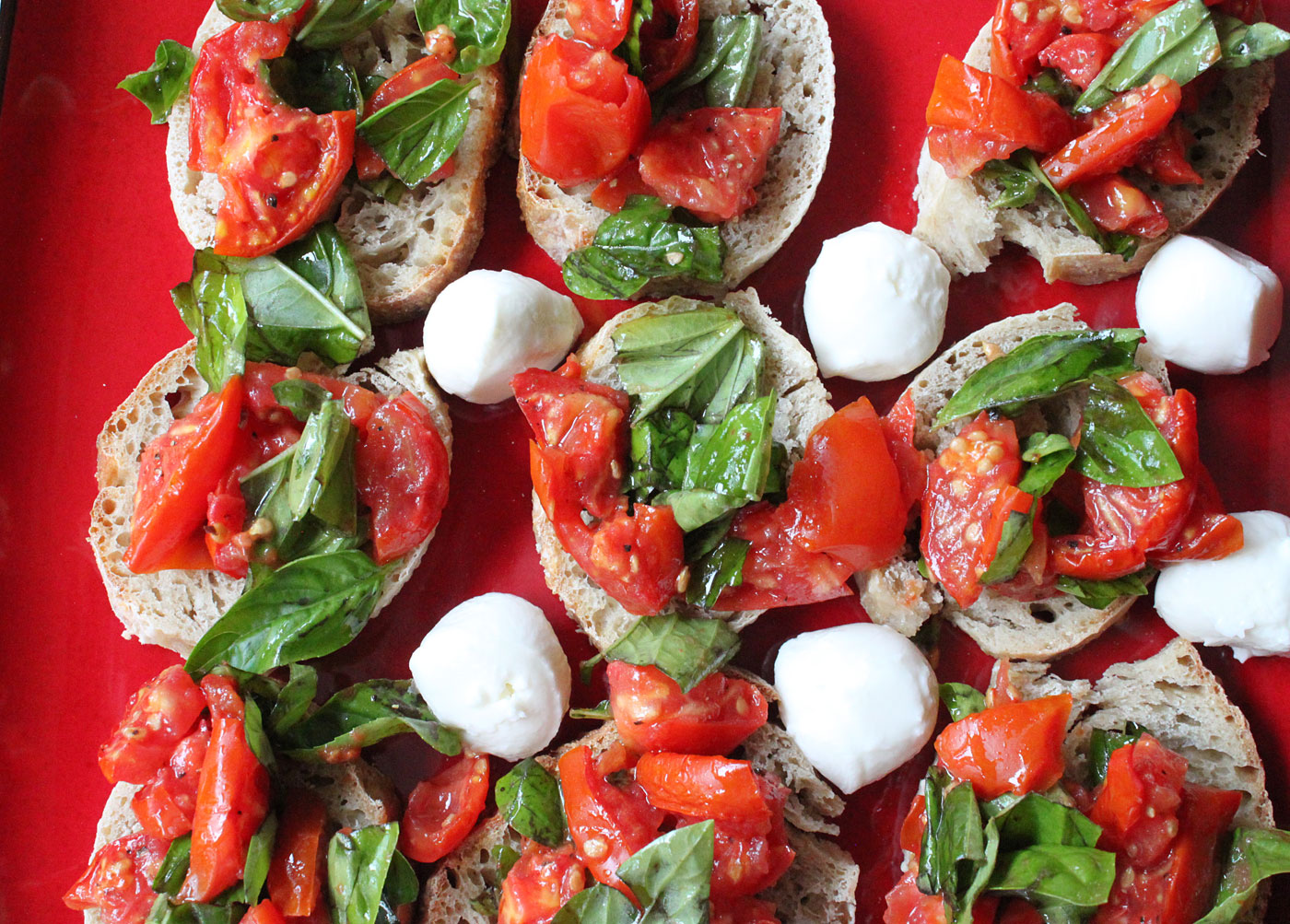 Roasted Tomato Crostini Recipe - Simple Comfort Food