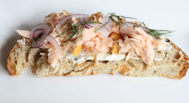 Salmon Crostini