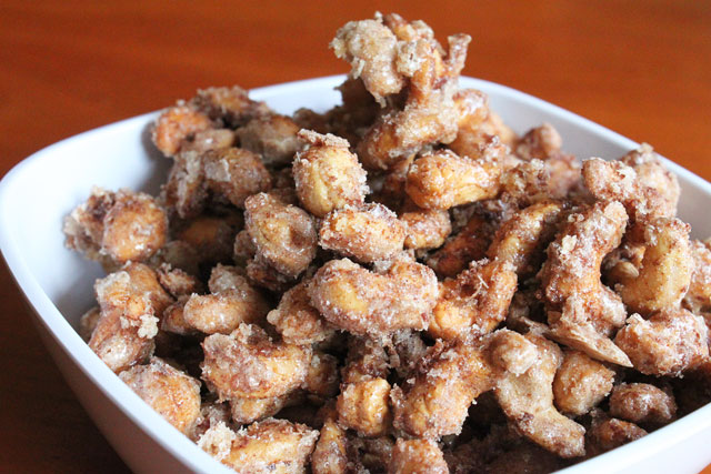 Baseball Park Style Candied Nuts Recipe