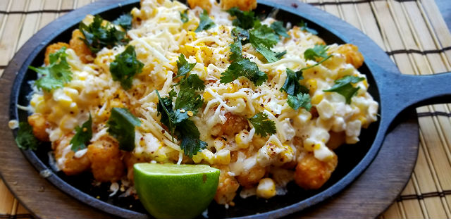 Mexican Elotes Tater Tots Recipe