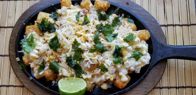 Mexican Elotes Tater Tots