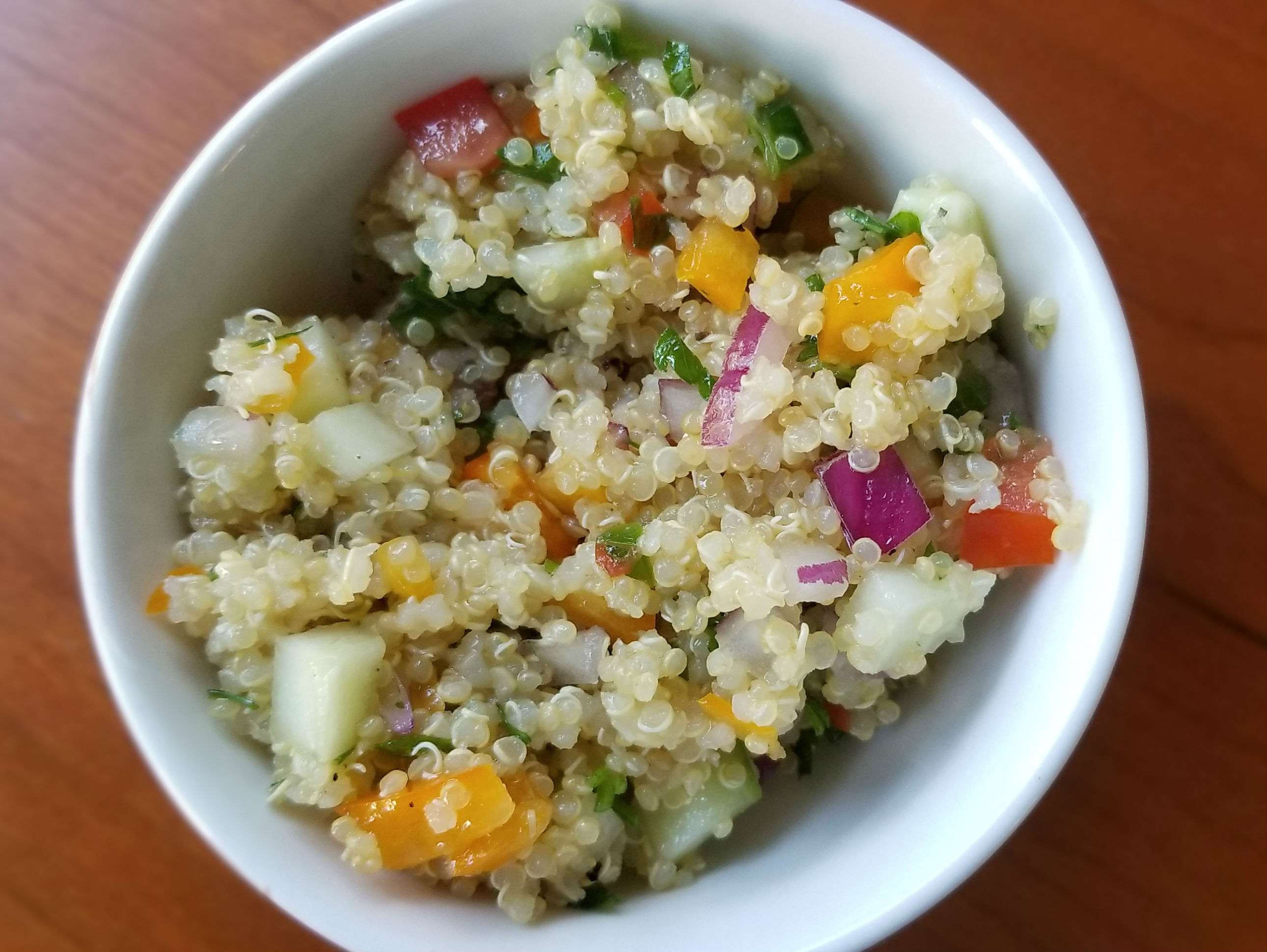 Fresh Garden Quinoa Salad Recipe