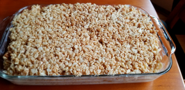 Pumpkin Spiced Rice Krispies Treats