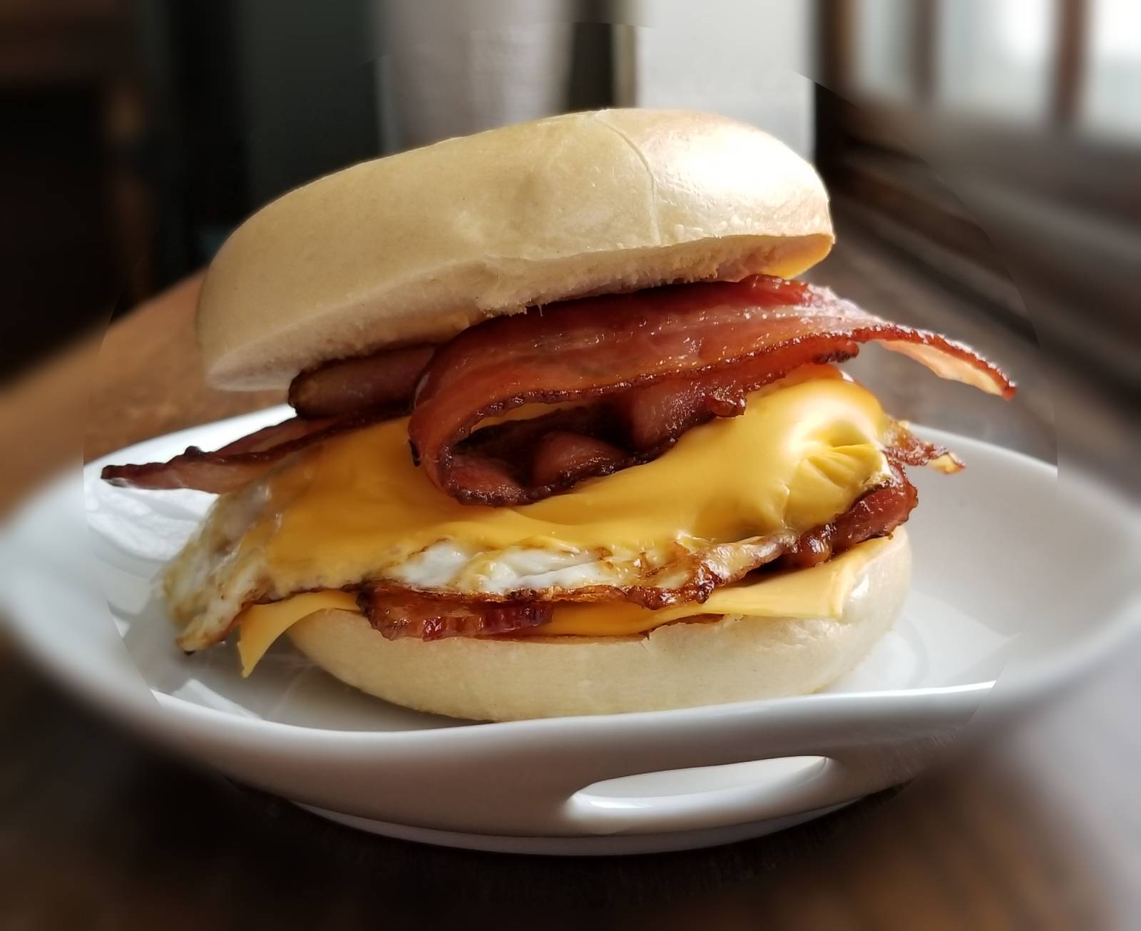 Bacon, Egg, and Cheese Bagel Sandwich