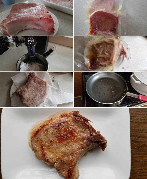 How to sous vide pork chops