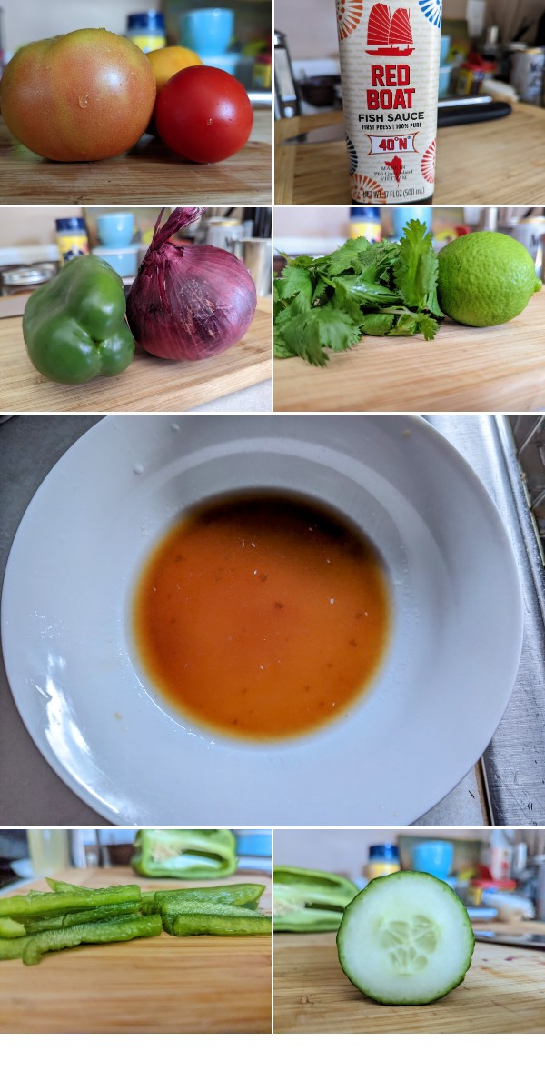 Vietnamese Tomato Salad Recipe Ingredients