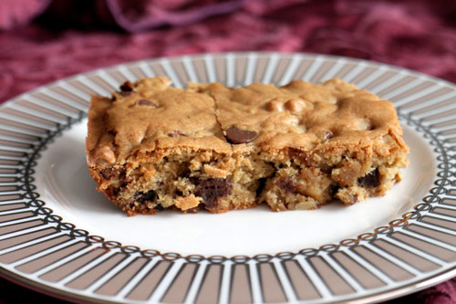 Chocolate Chip Blondie Recipe