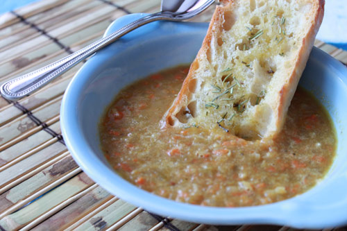 Roasted Vegetable Soup Recipe