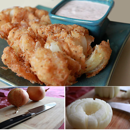 How to make a blooming onion
